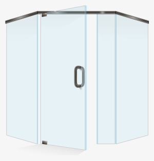 Pivot Inline Shower - Sliding Door