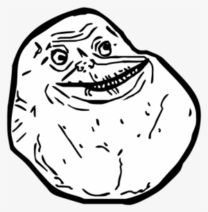 Clipart Royalty Free Download Known By Me Forever Alone - Troll Face Forever Alone