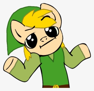 Verycoolguy, Link, Looking At You, Meme, Safe, Shrug, - Link Meme Png