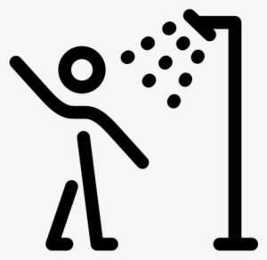 Taking A Shower Vector - Banho Icone