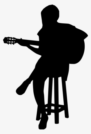 Download Png - Acoustic Guitar Silhouette
