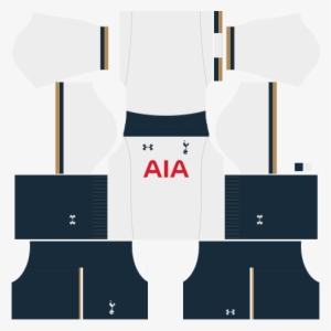 Tottenham Hotspur Kits & Logo [2018-2019] Dream League - Kit Tottenham Dream League Soccer