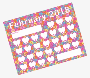 February 2018 Goals Calendar - New Delhi