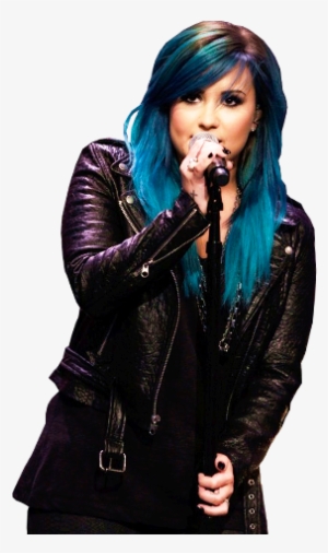 Demi Lovato - Demi Lovato Blue Background