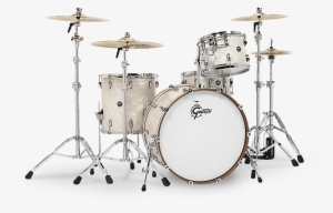 Gretsch Renown Rn2 E825 Vp Vintage Pearl 5pc Drum Kit - Gretsch Renown 24