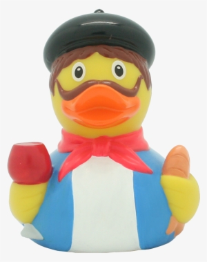 French Rubber Duck By Lilalu - Set - Lilalu Rubber Duck + #world Duck Lanyard | History