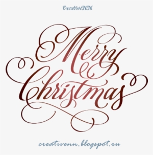 Free Digital Stamps - Merry Christmas And Happy New Year In Cursive