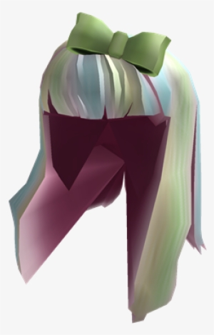 Spring Hair With Green Bow - Spring Hair With Green Bow Roblox