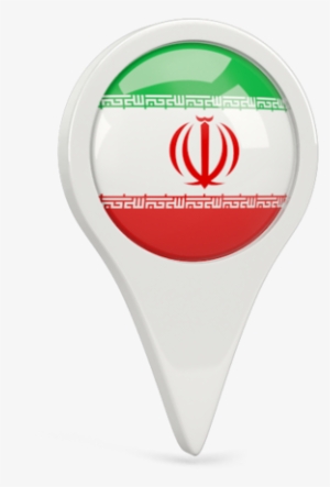 Illustration Of Flag Of Iran - Iran Flag Location Icon