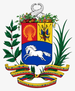 Flag, Plants, Horse, Coat, Arms, Venezuela, Escudo - Venezuela Coat Of Arms