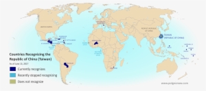 Map Of Who Recognizes Taiwan In June - Countries That Recognize Taiwan Map