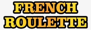 Game Logo French Roulette - Game