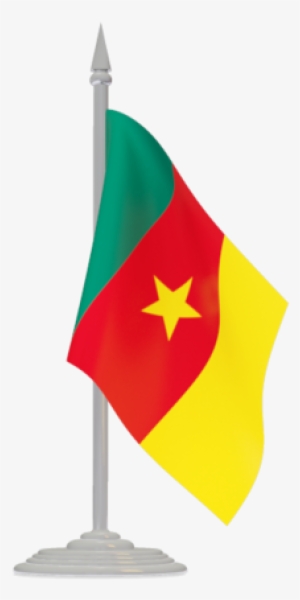 Cameroon Flag Png Image - Serbian Flag Pole Png