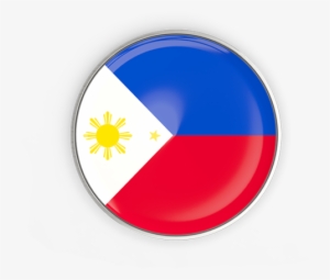 Illustration Of Flag Of Philippines - Philippines Flag Round Png