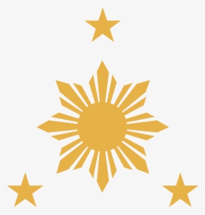 Banner Black And White Library Flag Of The Philippines - 3 Star And A Sun