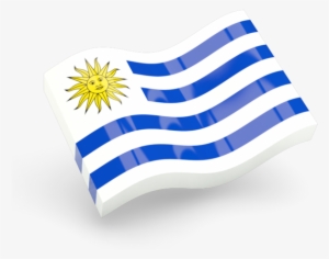 Illustration Of Flag Of Uruguay - Flag Of Uruguay Png
