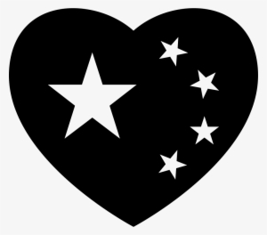 Heart Flag Of China Comments - Singapore And China Flag