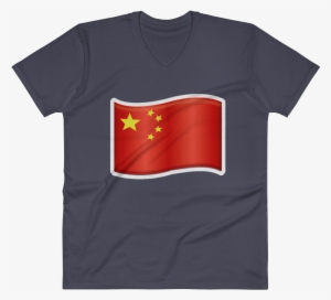 Men's Emoji V Neck - T-shirt