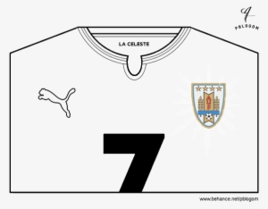 Camiseta Uruguay 2018 Dibujo