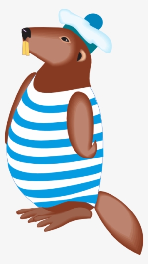 How To Set Use Beaver In Swimsuit Svg Vector