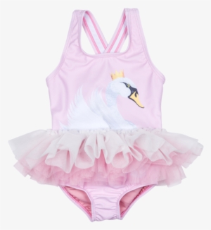 Picture Of Rock Your Baby Swan Lake Tulle One Piece - Swimsuit Bottom