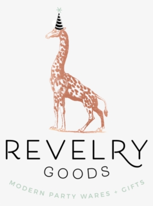 Revelry Goods Logo Modern Party Supplies Houston - Illustration