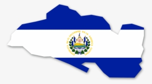 El Salvador Umriss - Salvador Flag