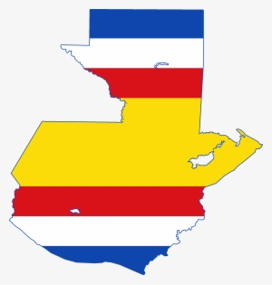 Flag Map Of Guatemala - Mapa De Guatemala Transparente