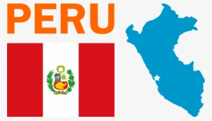Peru Map One Color