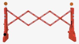 Multigate Expandable Barricade - Plastic Parking Lot Barrier