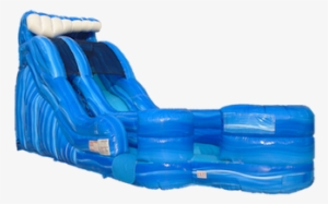Inflatable Water Slide Rental At Kids Birthday Party - Blue Crush Inflatable Water Slide