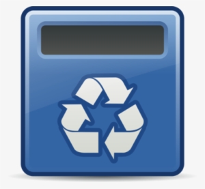 Recycling Symbol Rubbish Bins & Waste Paper Baskets - Cartoon Recycling Trash Can