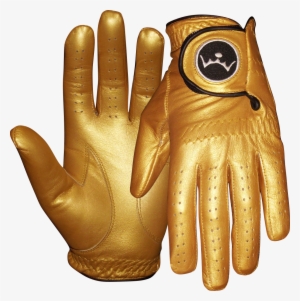 Gold Golf Glove - Hand