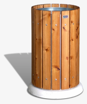 Wood Trash Can Png
