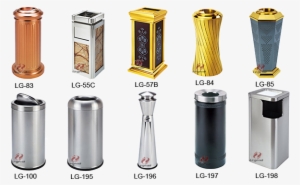 Elegance Rose Golden Color Ashtray Garbage Bin,trash - Waste Container