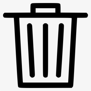Trash Bin - - Icono Basurero Png