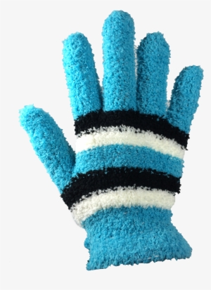 Winter Gloves-ladies Striped Butter Glove - Winter Gloves Transparent