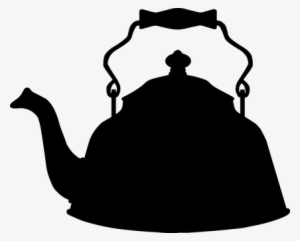 Beverage Drink Silhouette Tea Teapot Tea T - Teapot Silhouette Png