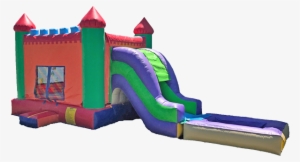 4&1 Castle Water Slide Combo - Castle