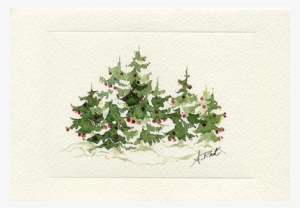 Water Colors - Christmas Tree