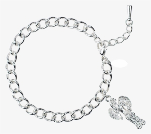Free Angel Charm Bracelet Sterling Silver - Bracelet