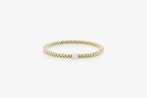 Halo Bangle Green Gold