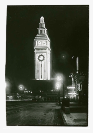 Ferry Building To Be Relit In Honor Of The Ppie Centennial - Clock Tower