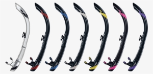 Atomic Aquatics Sv2 Snorkel - Atomic Sv2 Semi-dry Snorkel Black/clear