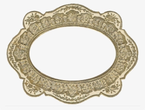 Free Vintage Gold Frame Graphic - Gold