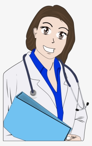 Asian Female Doctor - Asian Female Doctor Cartoon - 5100x3300 Png 