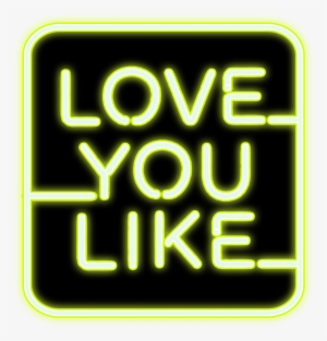 Square Transparent Bg - Neon Sign