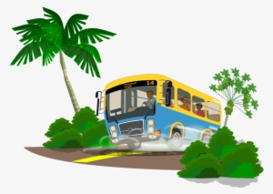 Cute School Bus Clip Art - Travel Bus Clip Art