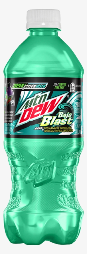 Mountain Dew Baja Blast Png Png Black And White Download - Baja Blast 20 Oz