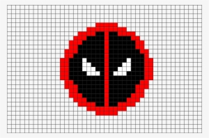 Deadpool Logo Pixel Art